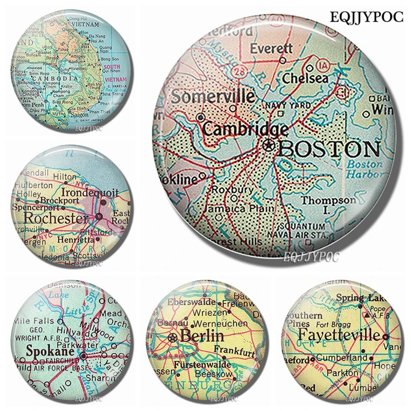 Магнит на холодильник Fayetteville Spokane 30 мм из камбоджи|fridge magnet|magnetic refrigeratorhome decor |