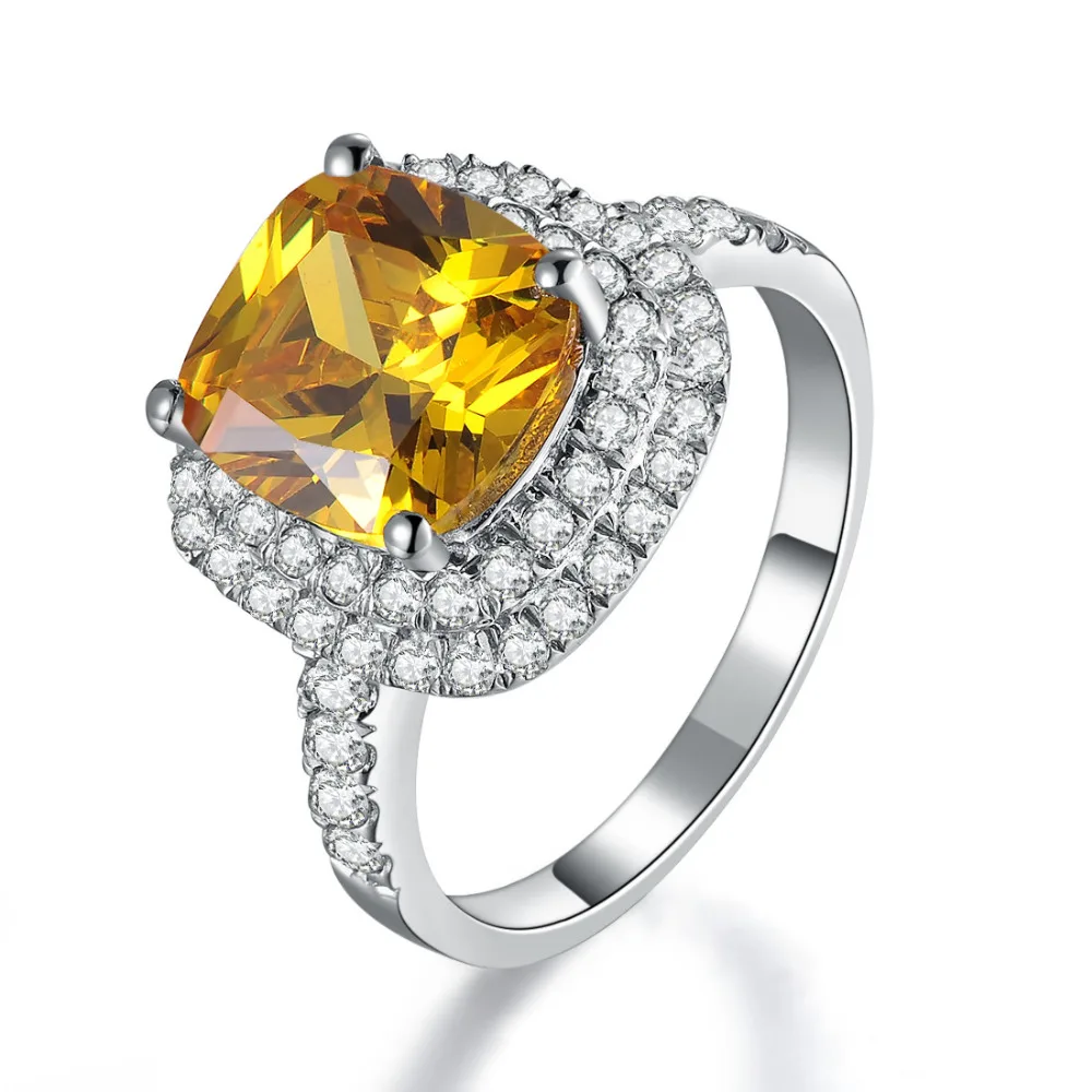 3Ct Yellow Cushion Cut Ring Genuine 925 Sterling Silver Engagement Ring White Gold Color Exquisite Craft Promise Ring
3Ct Yellow Cushion Cut Ring Genuine 925 Sterling Silver Engagement Ring White Gold Color Exquisite Craft Promise Ring