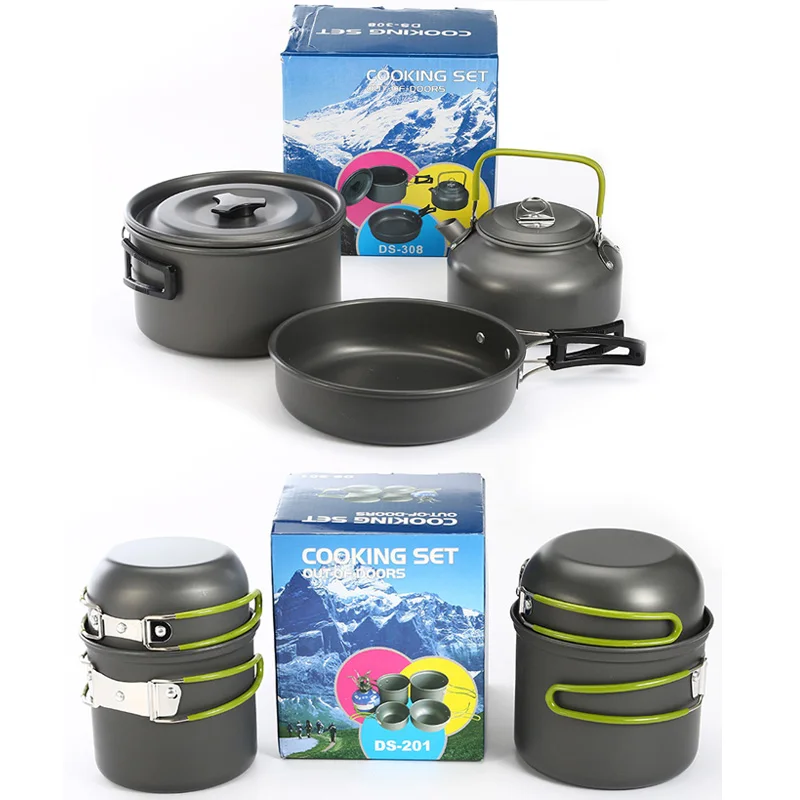 Outdoor Camping Cookware Portable Cooking Pot for Pinic BBQ Lightweight Cooking Set
Outdoor Camping Cookware Portable Cooking Pot for Pinic BBQ Lightweight Cooking Set