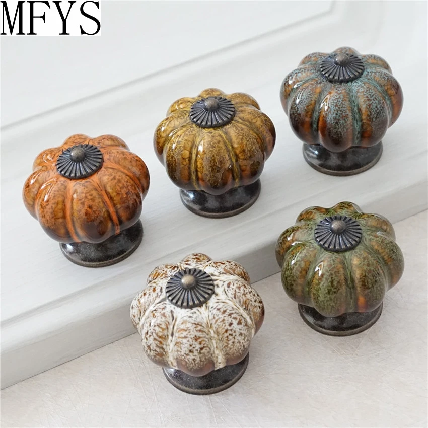 Ceramic Knobs Pumpkin Dresser Knob Drawer / Ceramic Cabinet Handle / Kitchen Door Knob Furniture Hardware
Ceramic Knobs Pumpkin Dresser Knob Drawer / Ceramic Cabinet Handle / Kitchen Door Knob Furniture Hardware