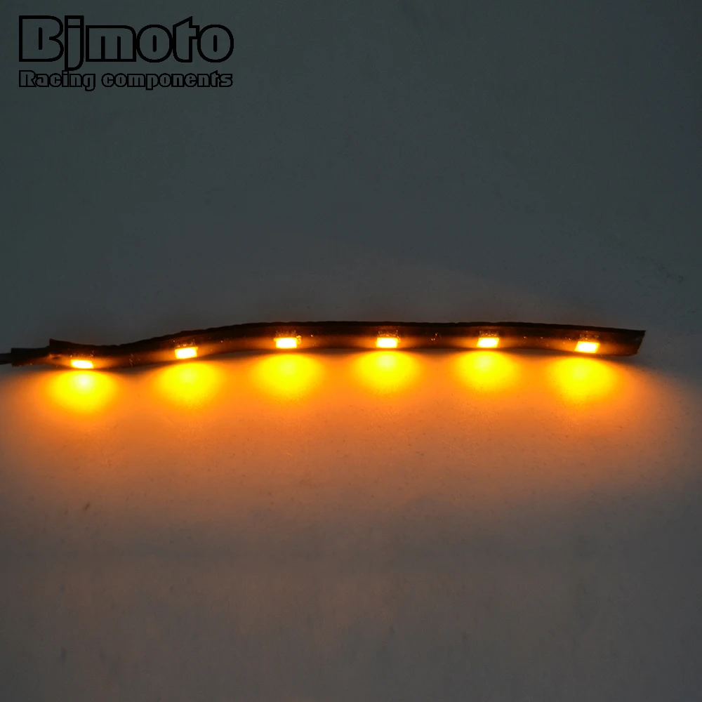 2PCS Universal Motorcycle Strip Turn Signal Indicator Blinker Light Amber 6 LED 12V Strip Light For Honda Kawasaki Yamaha Suzuki
2PCS Universal Motorcycle Strip Turn Signal Indicator Blinker Light Amber 6 LED 12V Strip Light For Honda Kawasaki Yamaha Suzuki