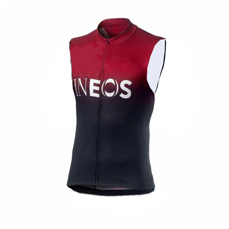 2019 профессиональная команда ineos ветрозащитный велосипедный жилет с 3 карманами