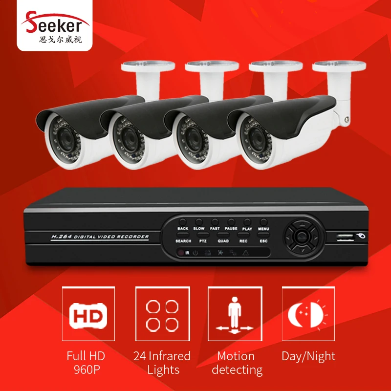 New H.264 CCTV Camera System 1080P CCTV AHD DVR Kits Home Security Outdoor Bullet Cameras P2P Cloud Surveillance System
New H.264 CCTV Camera System 1080P CCTV AHD DVR Kits Home Security Outdoor Bullet Cameras P2P Cloud Surveillance System