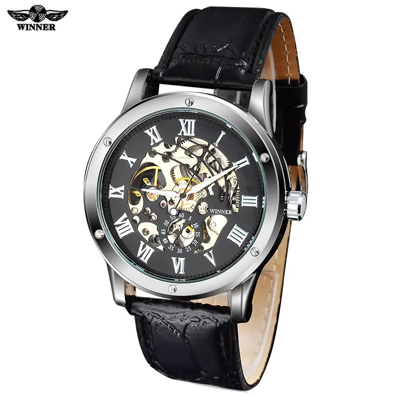 TWINNER fashion casual men mechanical watches leather strap hot men's automatic skeleton black watches male clock reloj hombre
TWINNER fashion casual men mechanical watches leather strap hot men's automatic skeleton black watches male clock reloj hombre