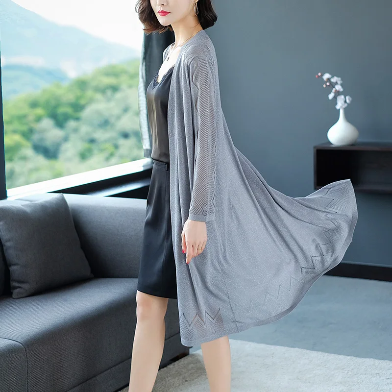 New Summer & Spring Lady Long Linen Knit Cardigan Elegant Women Hollow Long Knit Outwear Long Sleeve
New Summer & Spring Lady Long Linen Knit Cardigan Elegant Women Hollow Long Knit Outwear Long Sleeve