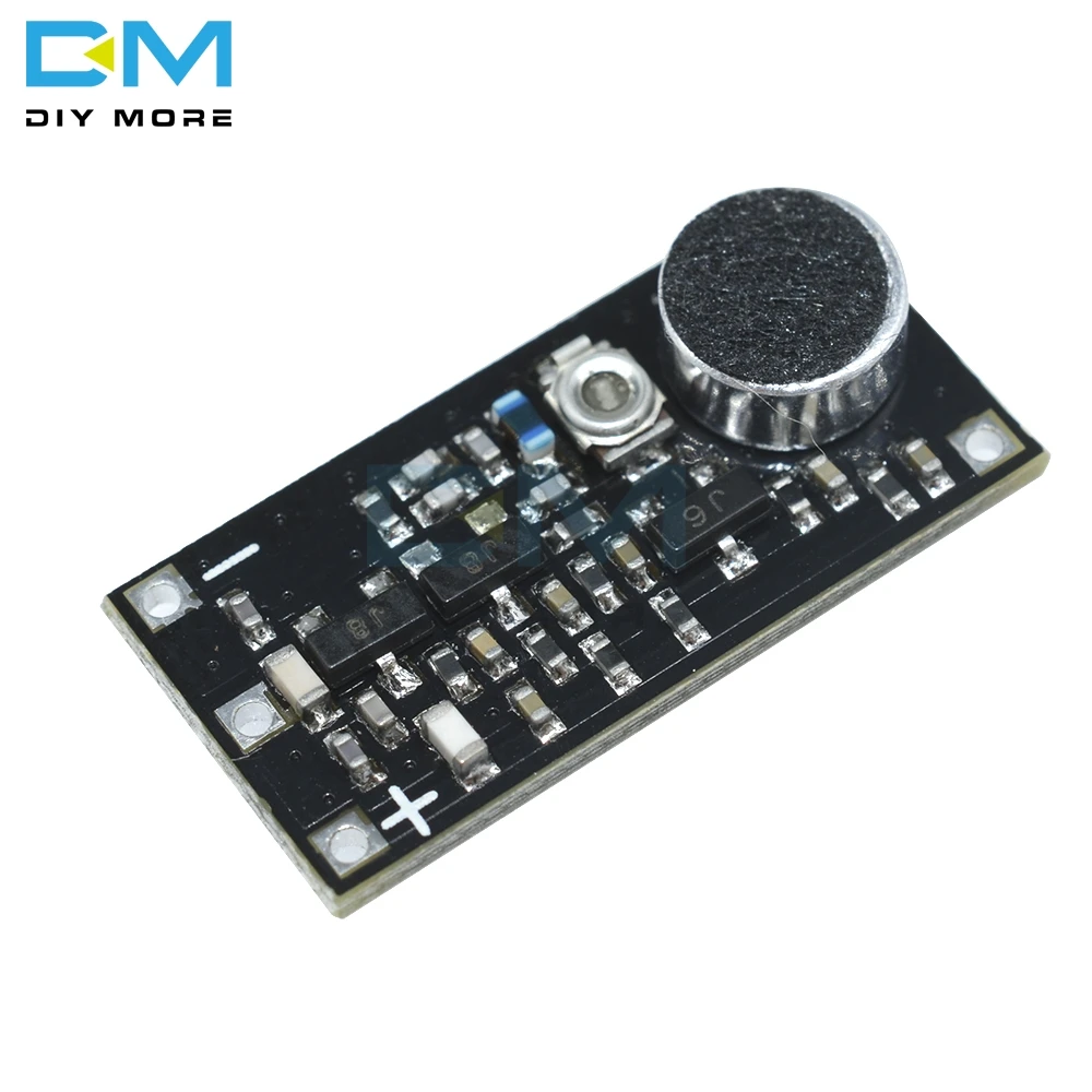 88-115MHz FM Transmitter Module with Microphone DC 2V 9V 9mA Wireless Car FM Radio Trasmitter Board for Arduino Phone DIY
88-115MHz FM Transmitter Module with Microphone DC 2V 9V 9mA Wireless Car FM Radio Trasmitter Board for Arduino Phone DIY