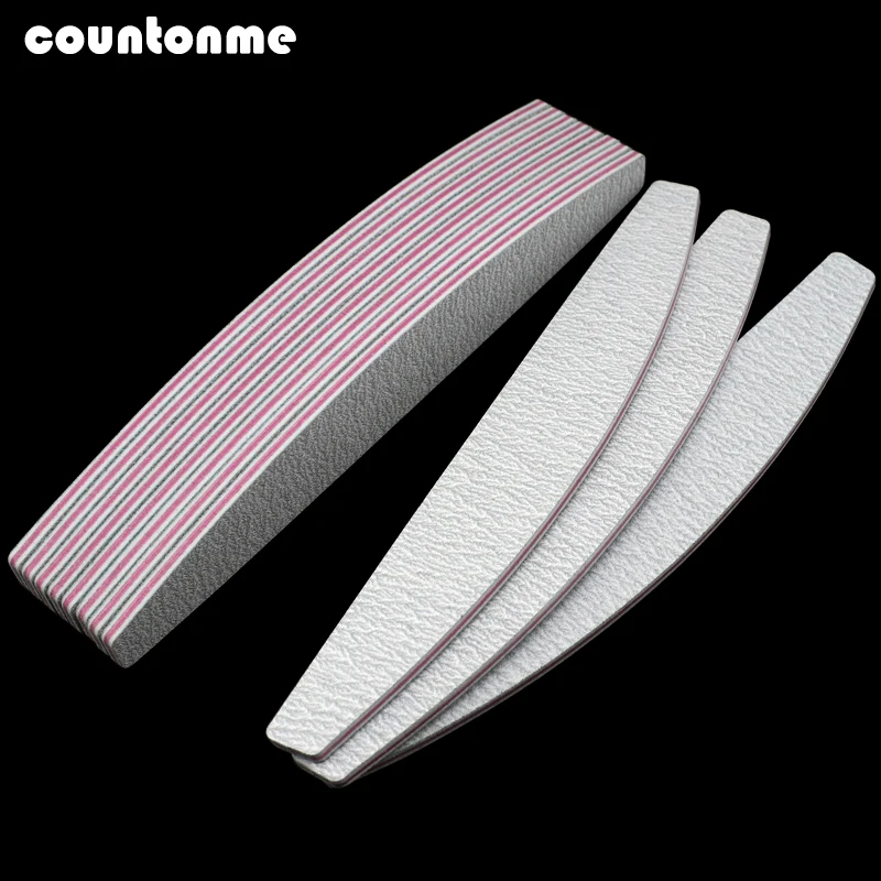 

5pcs Professional Nail File Sanding Buffer Block 100/180 UV Gel Polish Salon Nails accessoires Supplier lime a ongle Grey Boat