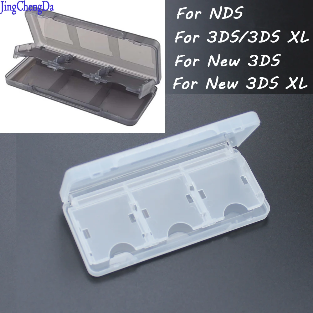

6in1 Protective Hard Plastic Storage Box Case Holder for Nintendo FOR NDS 2DS NDSL NDSI New 3DS LL/XL 3DSXL 3DSLL Game Cards