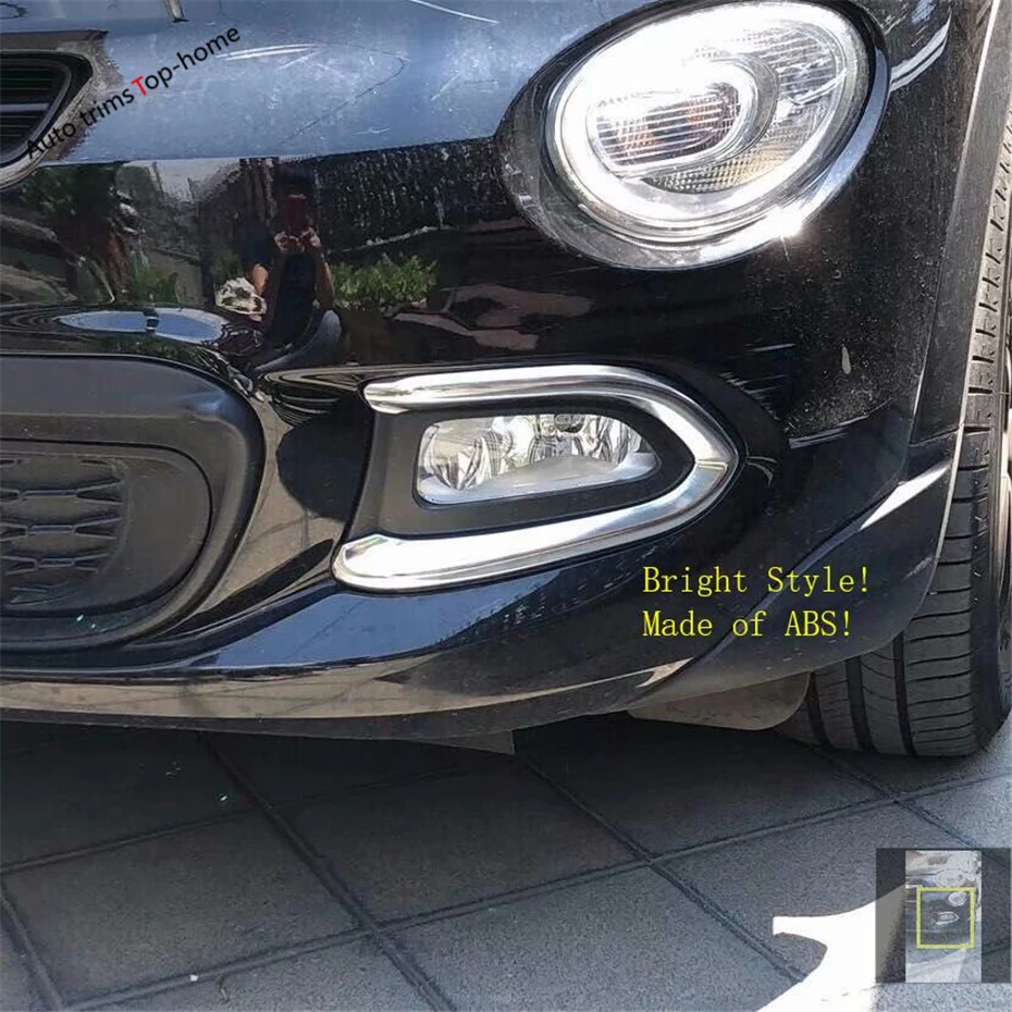 Yimaautotrims Front Face Fog Lights Lamp Eyelid Eyebrow Cover Trim Fit For Fiat 500X 2015 2016 2017 2018 ABS Chrome Exterior
Yimaautotrims Front Face Fog Lights Lamp Eyelid Eyebrow Cover Trim Fit For Fiat 500X 2015 2016 2017 2018 ABS Chrome Exterior