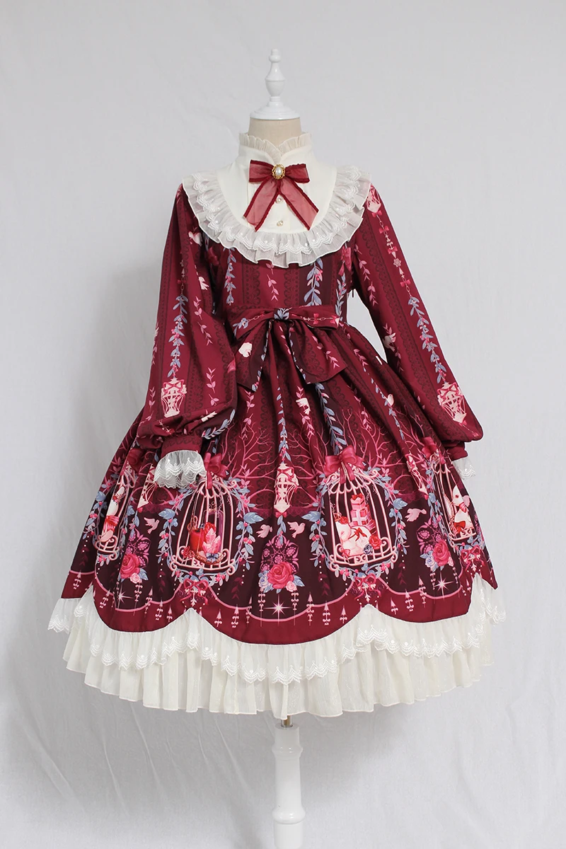 Original New Japanese Lolita Cosplay Princess Dress Sweet Bow Tie Lace Long Sleeve Dress
Original New Japanese Lolita Cosplay Princess Dress Sweet Bow Tie Lace Long Sleeve Dress