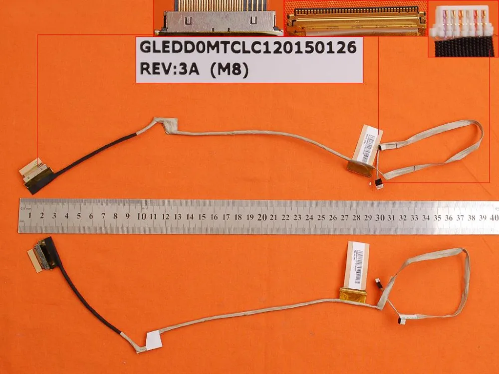 NEW Laptop Cable For Toshiba C40-A C40D-A 40pin PN:DD0MTCLC120 Repair Notebook LED LVDS CABLE
NEW Laptop Cable For Toshiba C40-A C40D-A 40pin PN:DD0MTCLC120 Repair Notebook LED LVDS CABLE