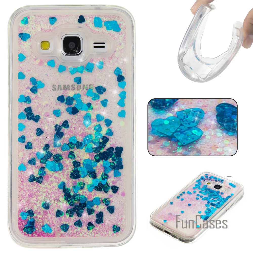 G360 и струящийся жидкости PU кожаный флип чехол для coque samsung Core Prime fundas Galaxy Чехол