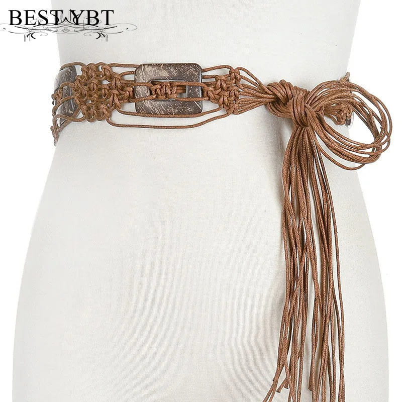 Best YBT Women belt Ethnic wind wax rope weaving handmade belt fashion trend Women casual dress decoration belt
Best YBT Women belt Ethnic wind wax rope weaving handmade belt fashion trend Women casual dress decoration belt