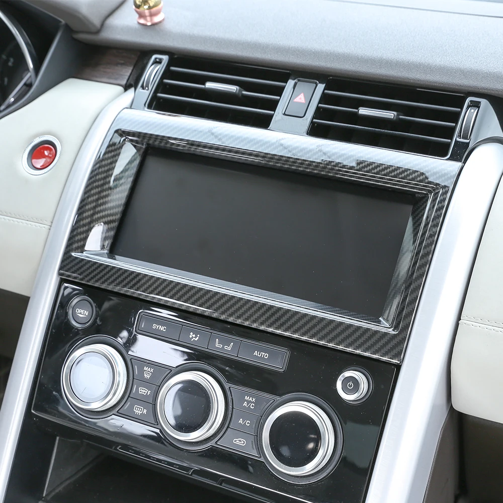 Carbon Fiber Style For Land rover Discovery 5 LR5 L462 2017 2018 ABS Chrome Interior Navigation box Frame Trim Car Accessory
Carbon Fiber Style For Land rover Discovery 5 LR5 L462 2017 2018 ABS Chrome Interior Navigation box Frame Trim Car Accessory
