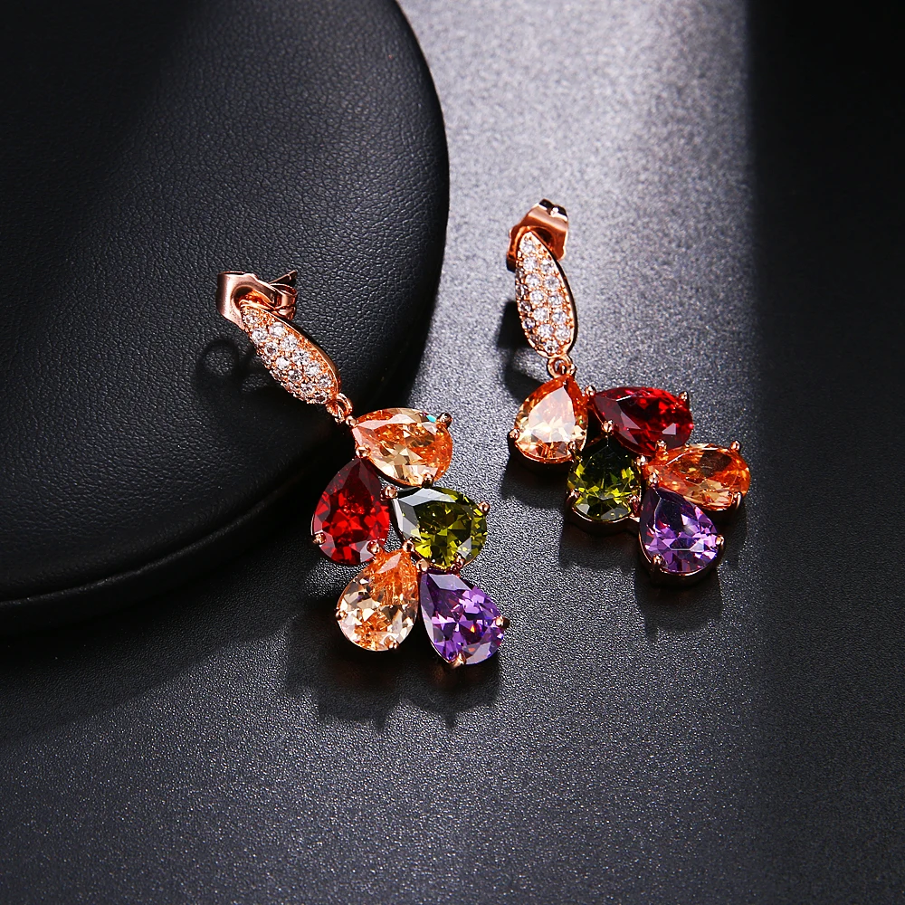 Hermosa Jewelry Rose Gold Earrings Party Holiday Design Shiny Women Perfect Gift Colorful Fashion
Hermosa Jewelry Rose Gold Earrings Party Holiday Design Shiny Women Perfect Gift Colorful Fashion