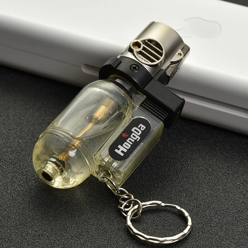 Portable Spray Gun Welding Torch Lighter Nozzle Butane Jet Gas Key Ring Lighter Turbo 1300 C Windproof Cigar Pipe Outdoor
Portable Spray Gun Welding Torch Lighter Nozzle Butane Jet Gas Key Ring Lighter Turbo 1300 C Windproof Cigar Pipe Outdoor