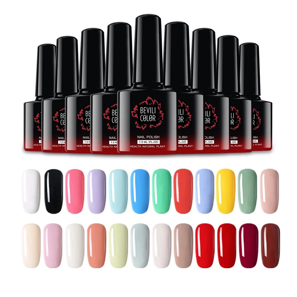 Bevili Color 7ML Nail Polish Gorgeous Color Nail Gel Polish Vernis Semi Permanent Top Coat Base Coat Gel Nail Varnishes 52-105
Bevili Color 7ML Nail Polish Gorgeous Color Nail Gel Polish Vernis Semi Permanent Top Coat Base Coat Gel Nail Varnishes 52-105