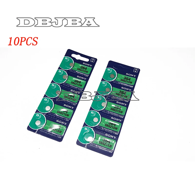 10X RETAIL LONG LASTING 364 SR621SW V364 SR60 SR621 AG1 Watch Battery Button Coin Cell MADE IN JAPAN 100% Original Brand
10X RETAIL LONG LASTING 364 SR621SW V364 SR60 SR621 AG1 Watch Battery Button Coin Cell MADE IN JAPAN 100% Original Brand
