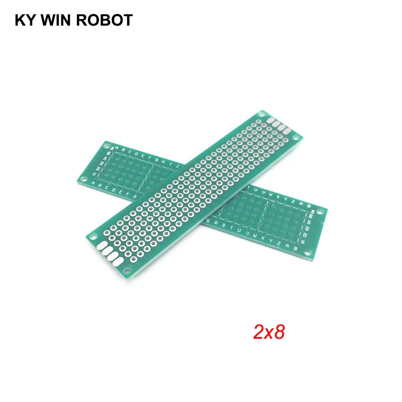 5pcs 2x8cm 20x80 mm Single Side Prototype PCB Universal Printed Circuit Board Protoboard For Arduino
5pcs 2x8cm 20x80 mm Single Side Prototype PCB Universal Printed Circuit Board Protoboard For Arduino