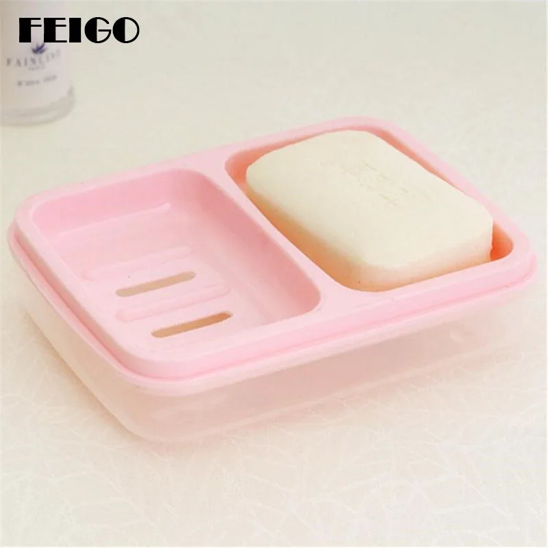 FEIGO 1Pcs Creative Catamaran Bunk Soapbox Water Waterproof Dish Double Body Soap Box With Lid Bathroom Accessories 3 Color F570
FEIGO 1Pcs Creative Catamaran Bunk Soapbox Water Waterproof Dish Double Body Soap Box With Lid Bathroom Accessories 3 Color F570