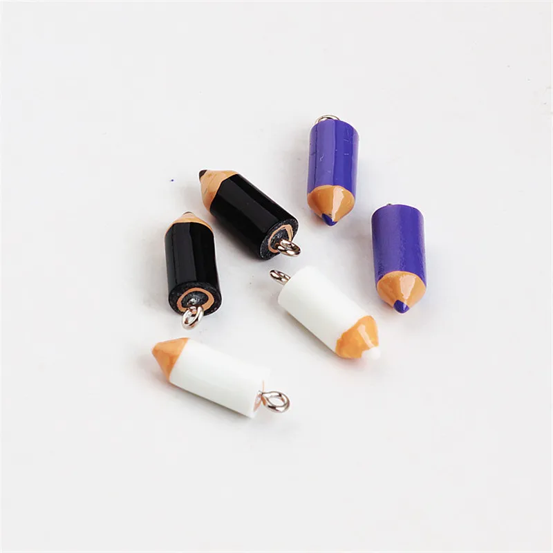 Wholesale 50Pcs 21*7.5MM 3D Resin Plastic Cute Pencil Shape Pendant Charms Ornament Accessories DIY Jewelry Finding Charm Craft
Wholesale 50Pcs 21*7.5MM 3D Resin Plastic Cute Pencil Shape Pendant Charms Ornament Accessories DIY Jewelry Finding Charm Craft