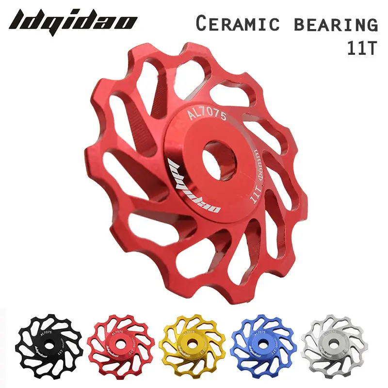 cycling bike ceramics bearing Jockey Wheel Rear Derailleur Pulley 11T 7005 Aluminum alloy bicycle guide pulley ceramic bearing
cycling bike ceramics bearing Jockey Wheel Rear Derailleur Pulley 11T 7005 Aluminum alloy bicycle guide pulley ceramic bearing