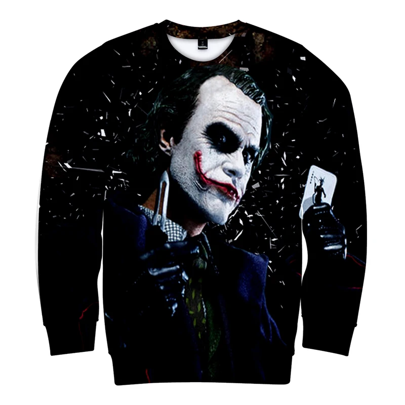 Funny Joker Clown Print 3d Hoodies Pullover Fashion Cool Hip Hop Men Women Capless Sweatshirts Casual Long Sleeve 3D Hoodie Tops
Funny Joker Clown Print 3d Hoodies Pullover Fashion Cool Hip Hop Men Women Capless Sweatshirts Casual Long Sleeve 3D Hoodie Tops