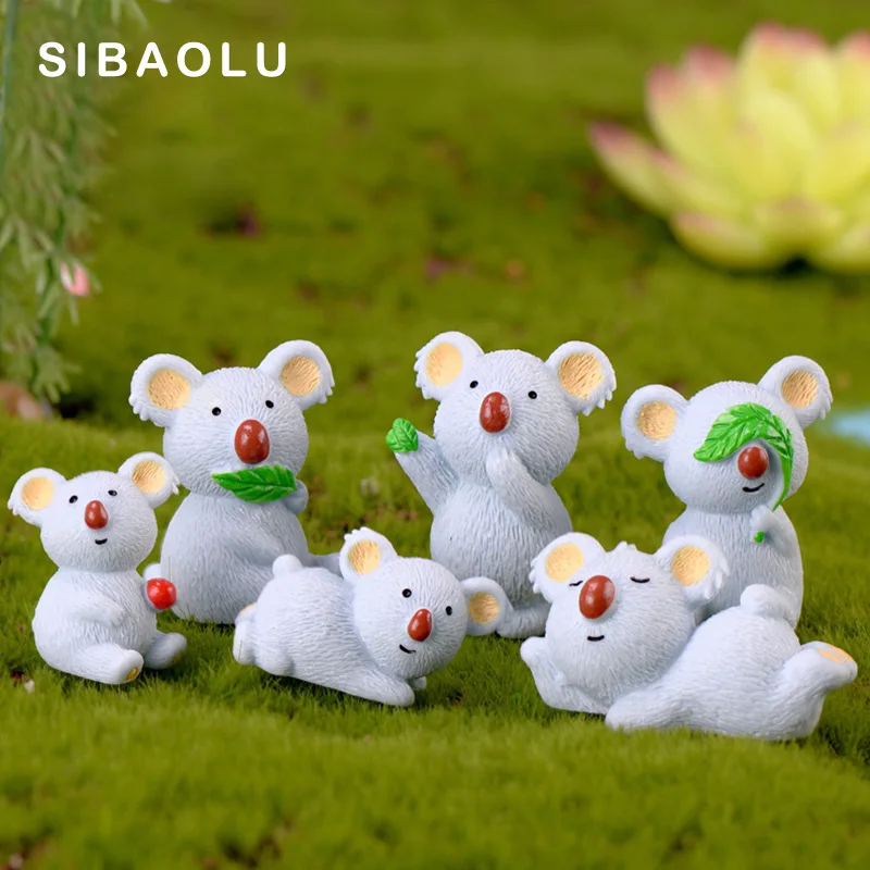 Mother Son Tree bear Koala family figurine Animal Resin Craft Model home decor miniature fairy garden decoration DIY accessories
Mother Son Tree bear Koala family figurine Animal Resin Craft Model home decor miniature fairy garden decoration DIY accessories
