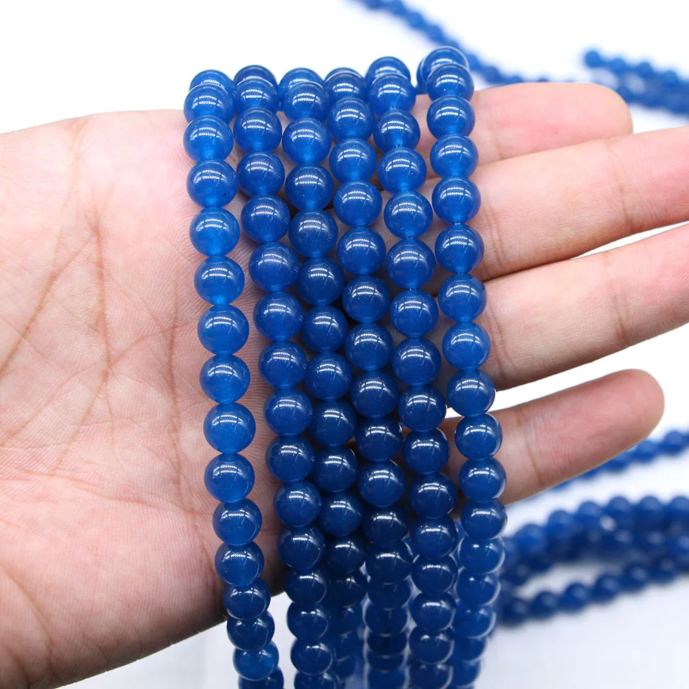 1strand/lot Dark Blue Quartz Crystal Stone Round Beads 4/6/8/10/12mm Loose Spacer Bead For Jewelry Making Findings DIY Bracelet
1strand/lot Dark Blue Quartz Crystal Stone Round Beads 4/6/8/10/12mm Loose Spacer Bead For Jewelry Making Findings DIY Bracelet