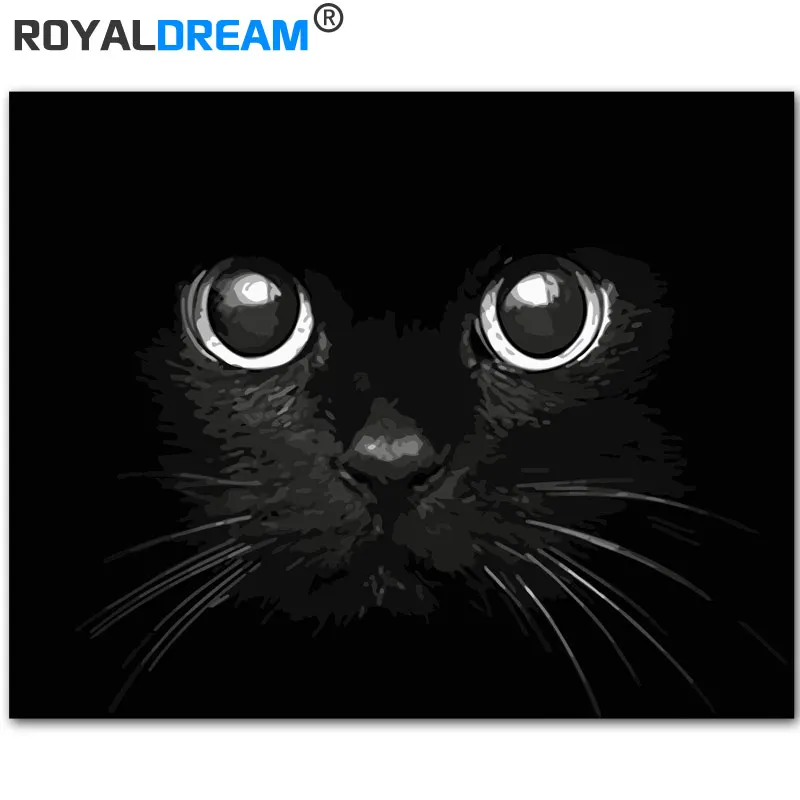ROYALDREAM, черная кошка, самодельная картина по номерам, искусственная Картина маслом «сделай сам» для гостиной, Настенная картина, домашний де...
ROYALDREAM, черная кошка, самодельная картина по номерам, искусственная Картина маслом «сделай сам» для гостиной, Настенная картина, домашний де...