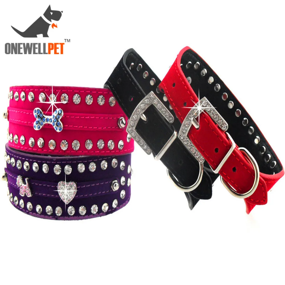 Onewellpet Brand Quality Flocking Collar With Decoration Of Star Shape Rhinestones And Four Colors For Teddy And Other Pet Dogs
Onewellpet Brand Quality Flocking Collar With Decoration Of Star Shape Rhinestones And Four Colors For Teddy And Other Pet Dogs