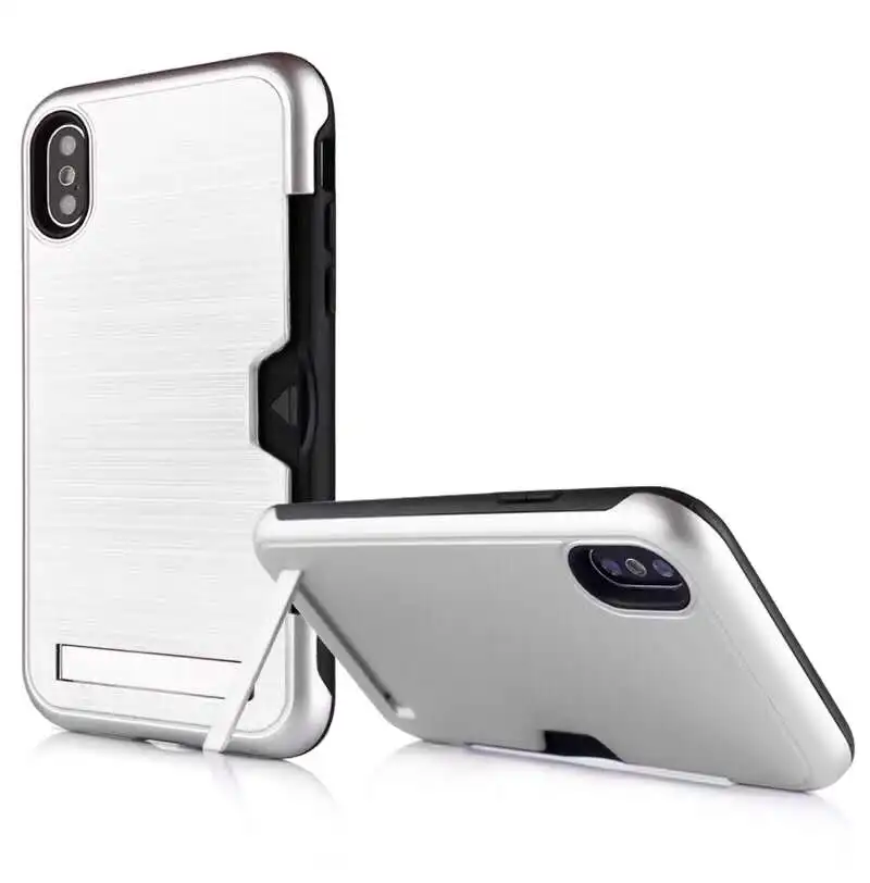 100pcs New Arrival for iPhone 6 6s 7 8 Plus shockproof rugged hybrid stand case Wallet Card for iPhone X XS MAX XR phone cover
100pcs New Arrival for iPhone 6 6s 7 8 Plus shockproof rugged hybrid stand case Wallet Card for iPhone X XS MAX XR phone cover