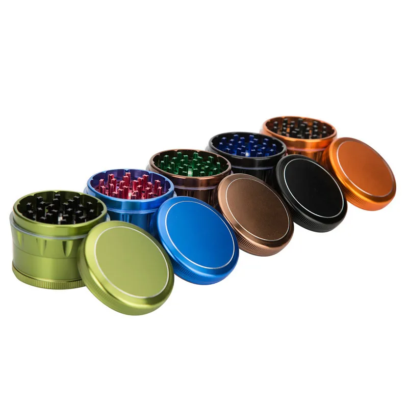 New Aluminum Herb Grinder 4Parts 63 MM Tobacco Grinder Spice Mill Crusher Herb Crusher Smoke Pipes Shisha Hookah Wholesale 2019
New Aluminum Herb Grinder 4Parts 63 MM Tobacco Grinder Spice Mill Crusher Herb Crusher Smoke Pipes Shisha Hookah Wholesale 2019