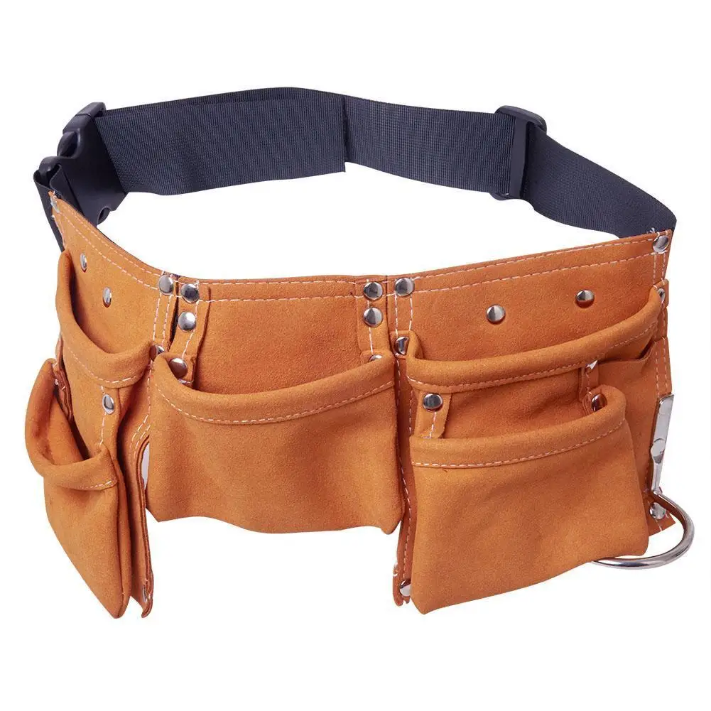 Tool Bag Belt Screwdriver Children Real Leather Tool Belt Work Bag Garden Repair Waist Bag
Tool Bag Belt Screwdriver Children Real Leather Tool Belt Work Bag Garden Repair Waist Bag