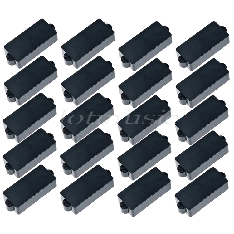 20Pcs Black Bass Pickup Cover Plastic without Hole 5.8cm for Precision PB Bass Replacement
20Pcs Black Bass Pickup Cover Plastic without Hole 5.8cm for Precision PB Bass Replacement