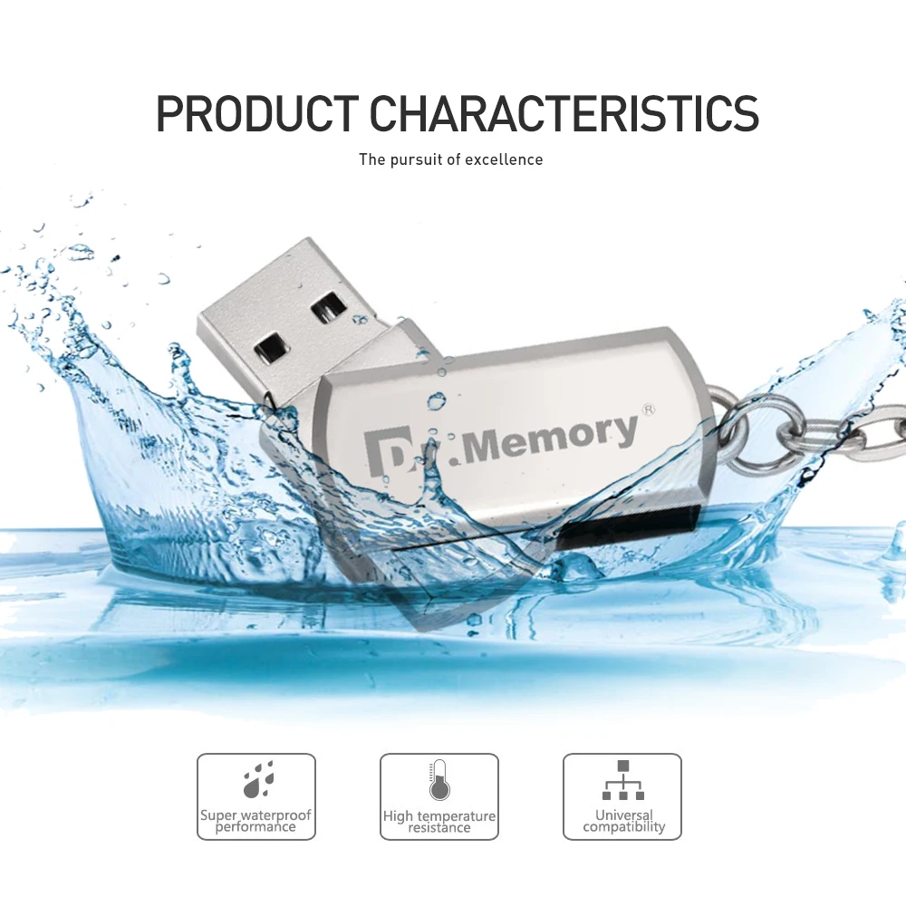 Металлические USB флеш-накопители 16 ГБ мини-Флешка 32 Гб персонализированная карта