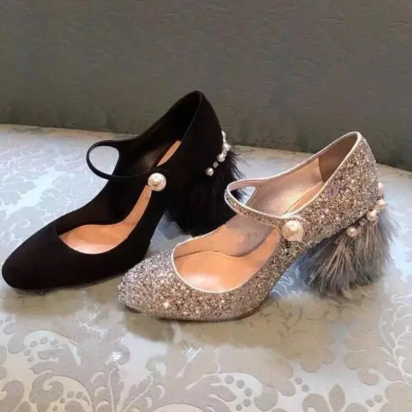 Elegant Party New Spring/Summer String Bead Round Toe Bling Fringe Block Heels Women Pump Free Ship Mujer pantufa
Elegant Party New Spring/Summer String Bead Round Toe Bling Fringe Block Heels Women Pump Free Ship Mujer pantufa