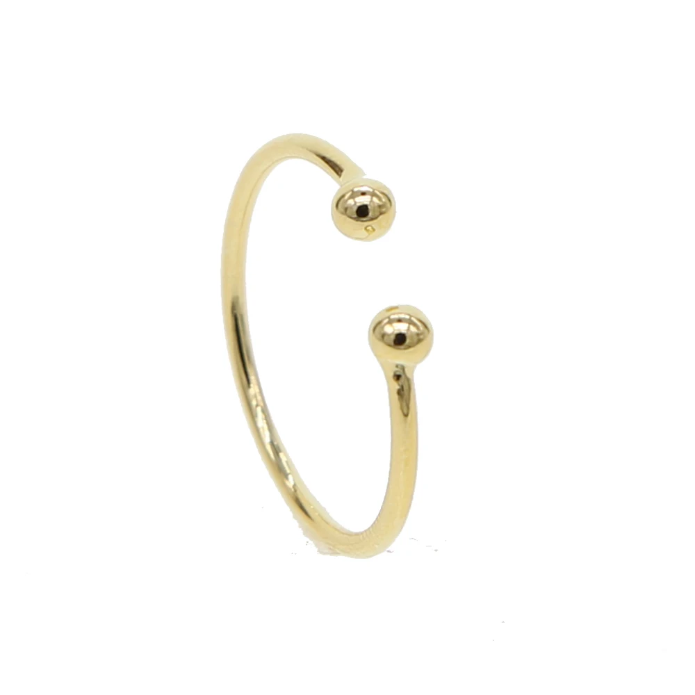 simple delicate jewelry rings gold filled two ball open adjust young girl minimalist gold color skinny thin midi ring
simple delicate jewelry rings gold filled two ball open adjust young girl minimalist gold color skinny thin midi ring