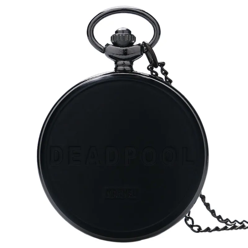 Мужские наручные часы Xmas DEADPOOL P341 черные модные кварцевые в стиле стимпанк