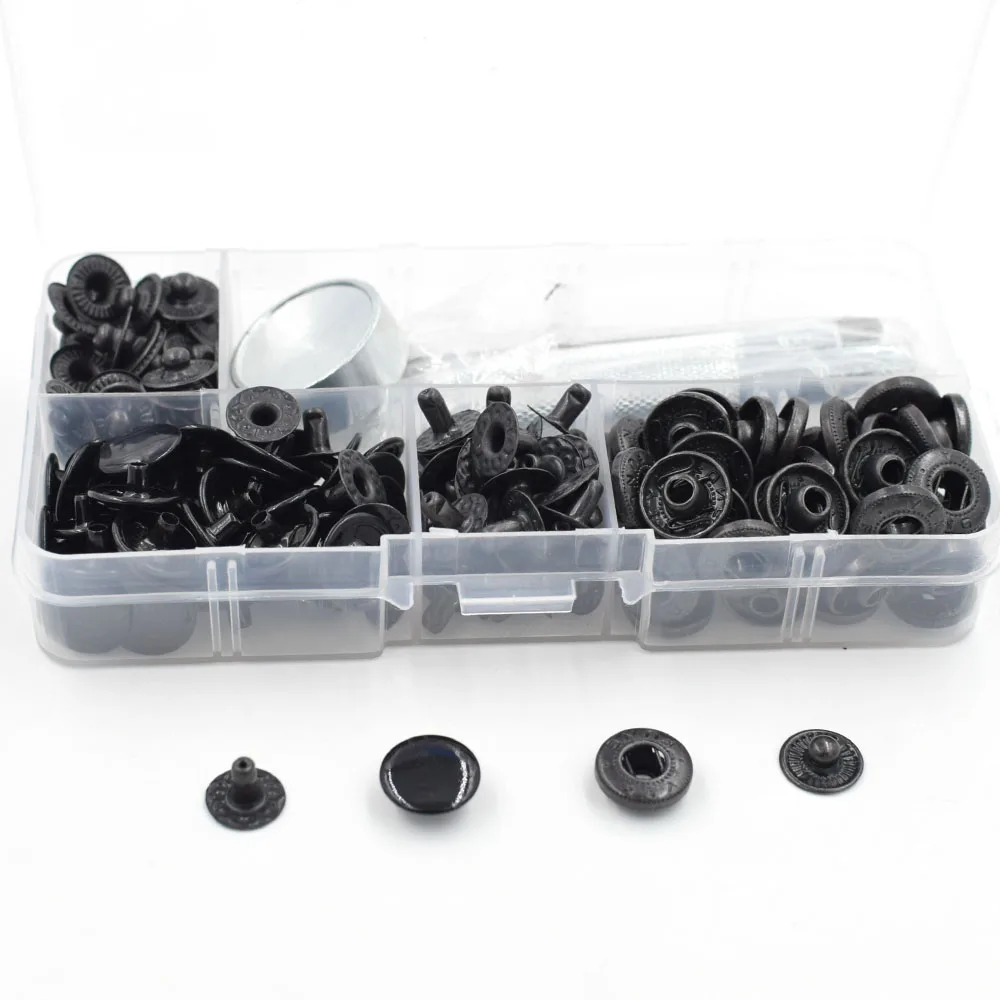 50 sets /lot 633 Button.Spring clasp12.5mm Black snaps rivet. Clothing & AccessoriesMetal buttons. Metal snap T8 T5 T3
50 sets /lot 633 Button.Spring clasp12.5mm Black snaps rivet. Clothing & AccessoriesMetal buttons. Metal snap T8 T5 T3