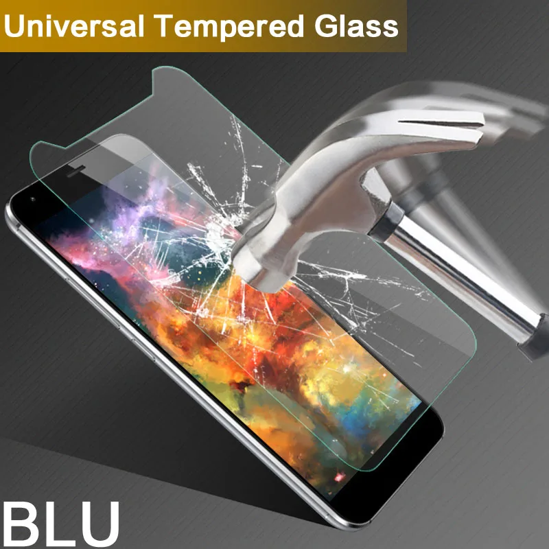 Универсальная защита закаленное Стекло Плёнки для BLU Studio 5.5 HD дюймов 9 H 2.5D Экран