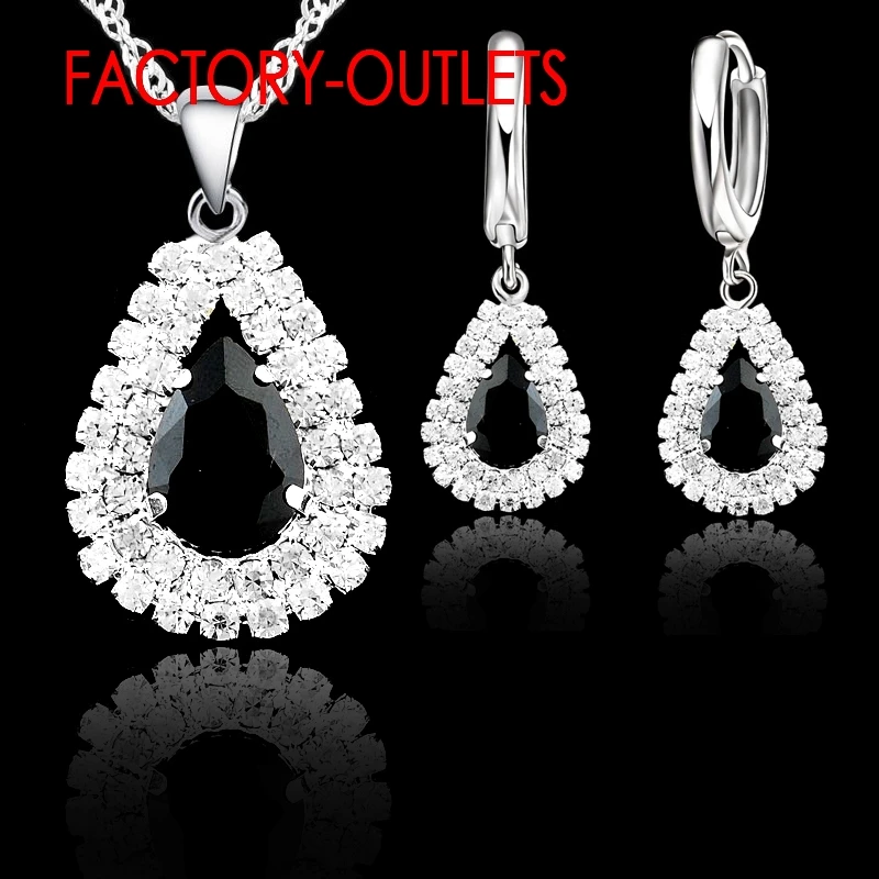 Hot Sale 925 Sterling Silver Bridal Jewelry Sets Austrian Crystal Water Drop Necklaces Hoop Earrings Women Party Engagement
Hot Sale 925 Sterling Silver Bridal Jewelry Sets Austrian Crystal Water Drop Necklaces Hoop Earrings Women Party Engagement