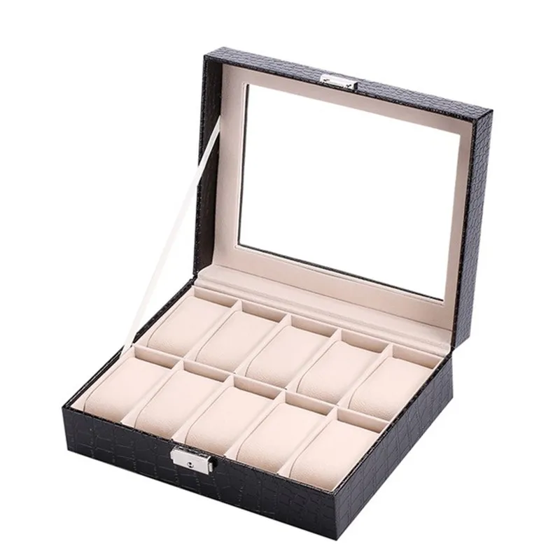Fashion PU Leather 12 Grid Jewelry Watch Display Storage Gift Boxes Rectangle Black Crocodile Print Pattern Men Women Box,1PC
Fashion PU Leather 12 Grid Jewelry Watch Display Storage Gift Boxes Rectangle Black Crocodile Print Pattern Men Women Box,1PC