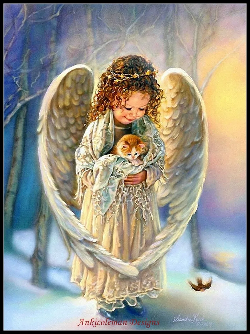 Needlework for embroidery DIY French DMC High Quality - Counted Cross Stitch Kits 14 ct Oil painting - Winter Angel
Needlework for embroidery DIY French DMC High Quality - Counted Cross Stitch Kits 14 ct Oil painting - Winter Angel