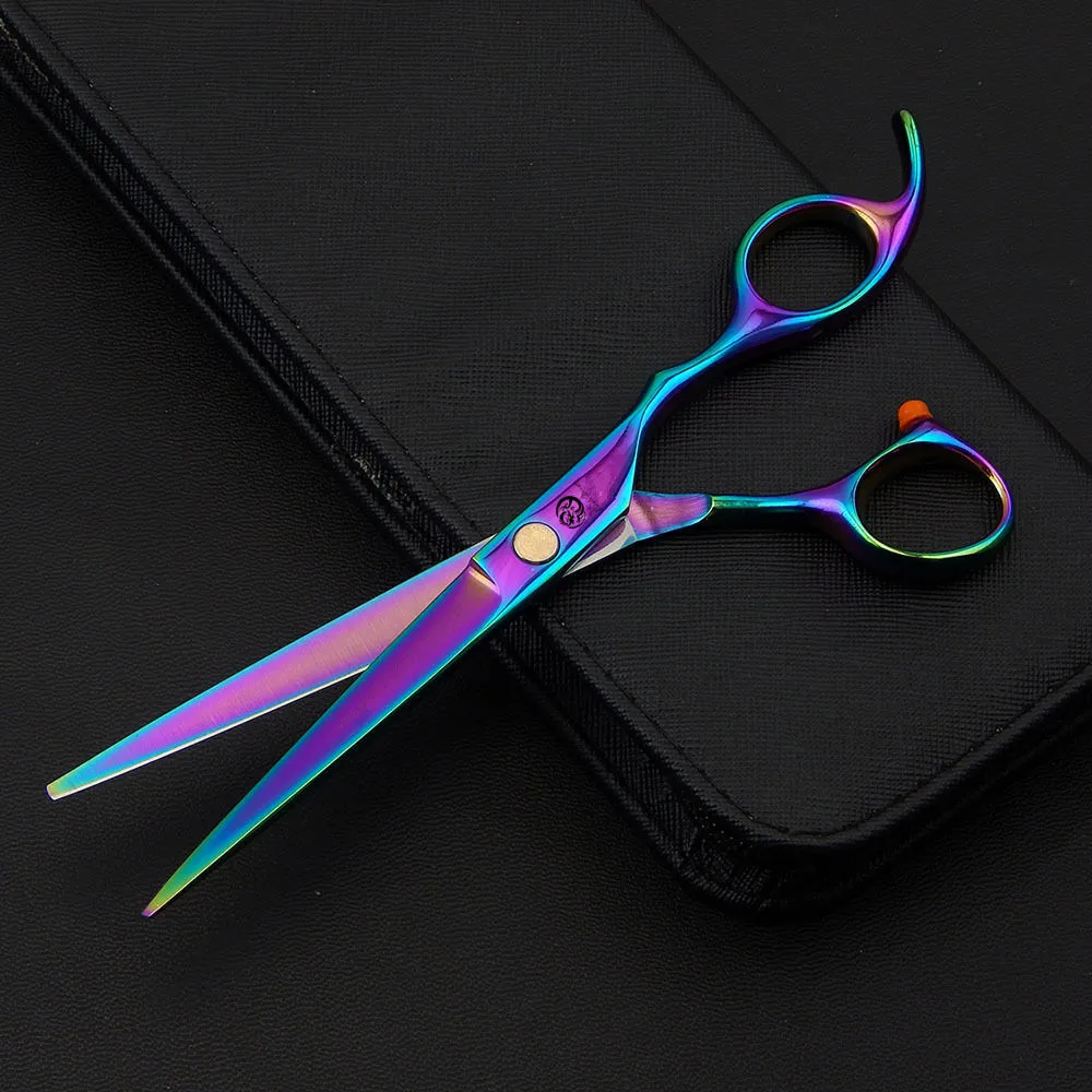 6.5" Professional Salon Rainbow Hairdressing Scissors Barber Hair Cutting Shears Hair Scissor Set Professional barber knife
6.5" Professional Salon Rainbow Hairdressing Scissors Barber Hair Cutting Shears Hair Scissor Set Professional barber knife