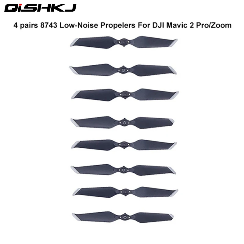 DJI MAVIC 2 drone 4 Pairs Gold/Sliver 8743F Low Noise Propellers Blade for DJI MAVIC 2 PRO/ ZOOM Drone Accessories
DJI MAVIC 2 drone 4 Pairs Gold/Sliver 8743F Low Noise Propellers Blade for DJI MAVIC 2 PRO/ ZOOM Drone Accessories