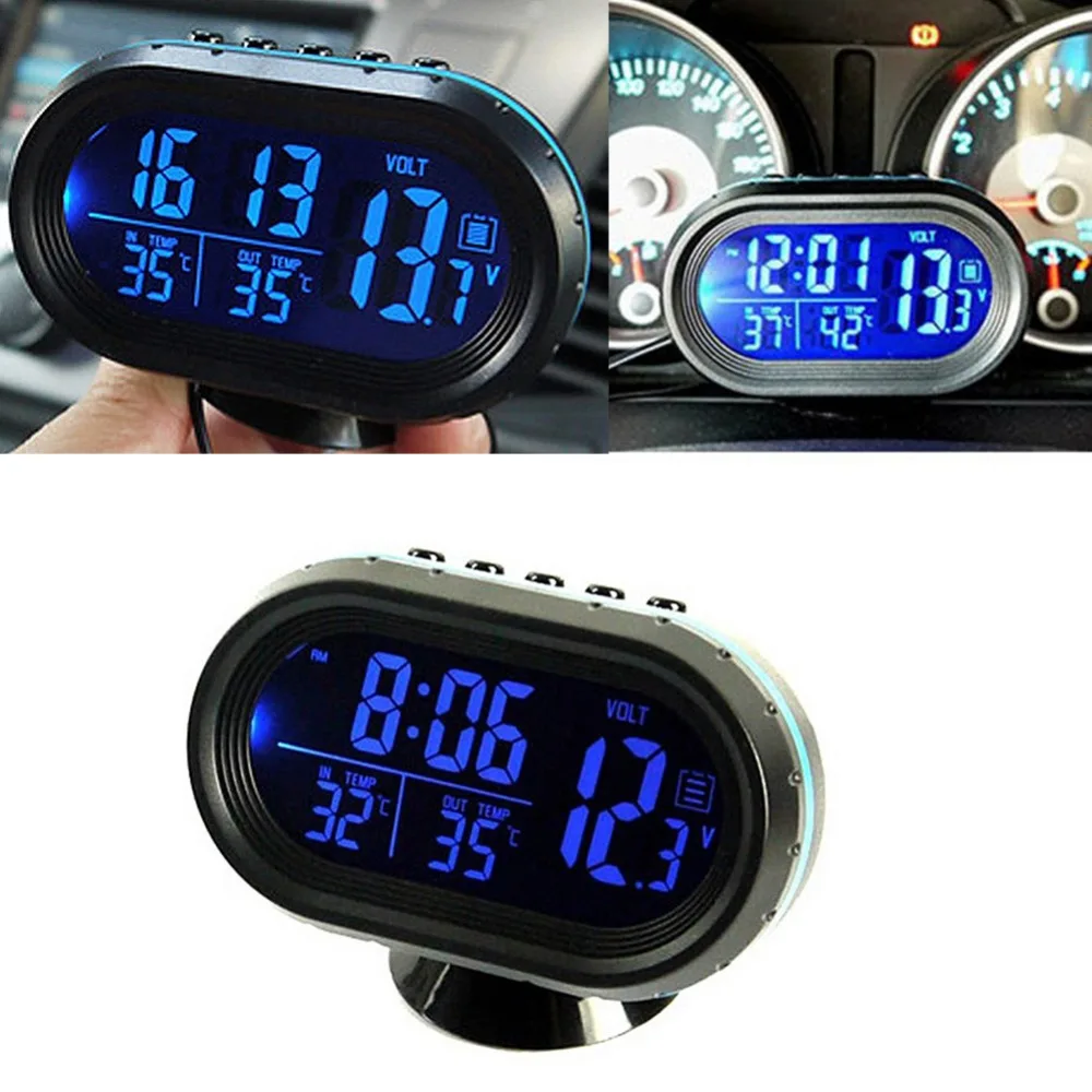 Новый стиль светодио дный LED дисплей цифровой удобный 12 В автомобиля напряжение