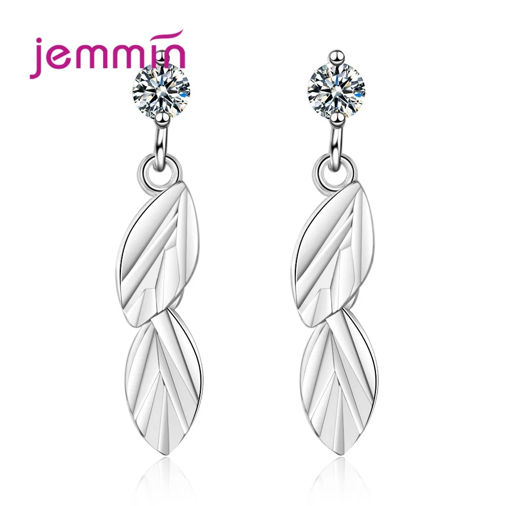 New 925 Sterling Silver Lovely Leaf Drop Earrings For Women Ladies Fashion Jewelry Best Gift For Lover
New 925 Sterling Silver Lovely Leaf Drop Earrings For Women Ladies Fashion Jewelry Best Gift For Lover