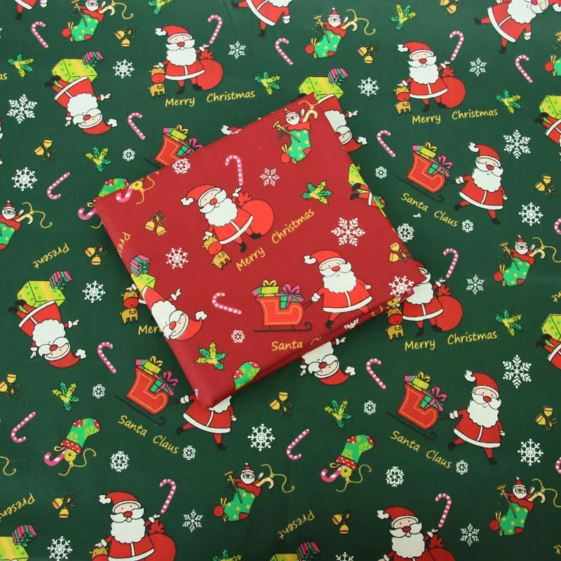 100% cotton twill cloth dark red GREEN Chrismas Santa Claus fabrics for DIY bedding handwork tablecloth quilting patchwork craft
100% cotton twill cloth dark red GREEN Chrismas Santa Claus fabrics for DIY bedding handwork tablecloth quilting patchwork craft