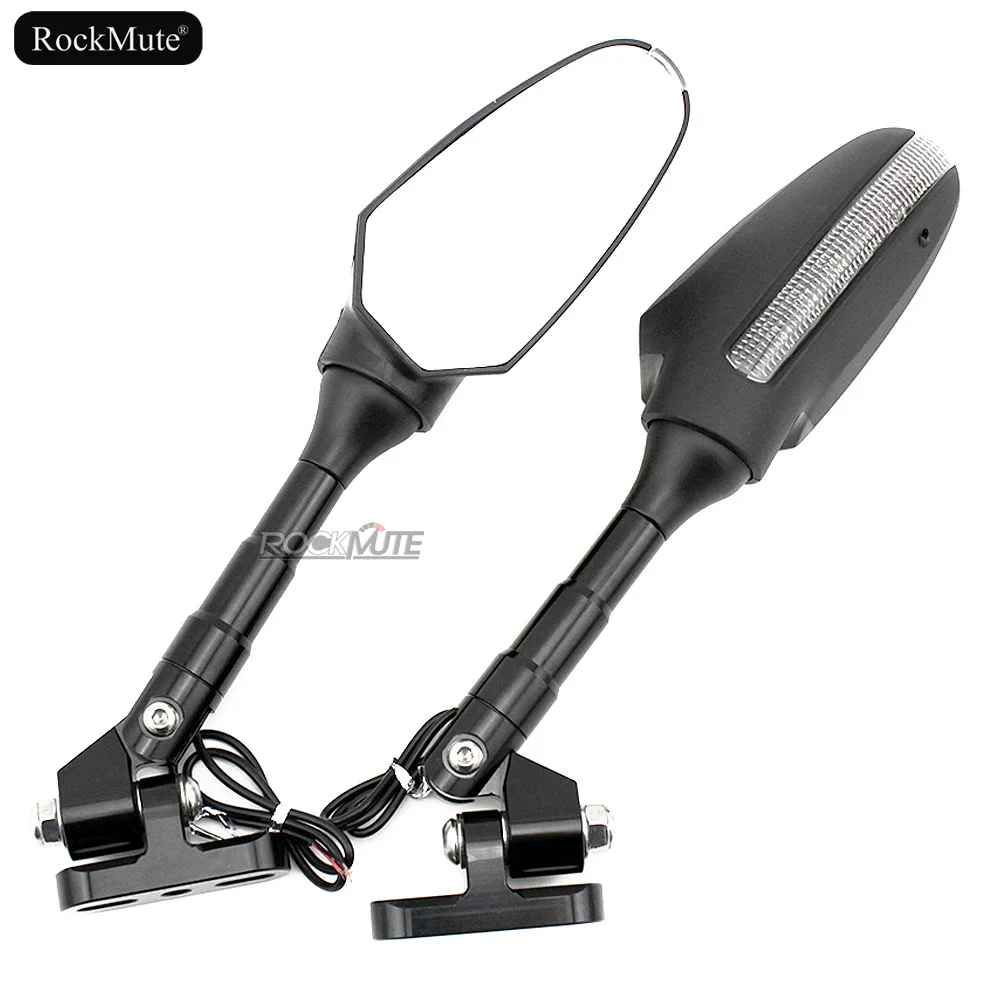 For TRIUMPH DAYTONA 675 2006-2018 Motorcycle Adjustable Side Rear View Mirror LED Turn Signal Rearview Mirrors
For TRIUMPH DAYTONA 675 2006-2018 Motorcycle Adjustable Side Rear View Mirror LED Turn Signal Rearview Mirrors